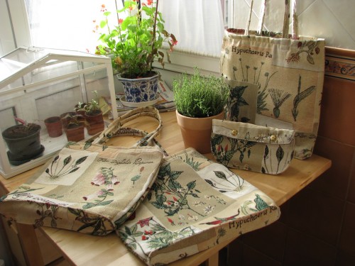 la botanique, colección de tapestry bags