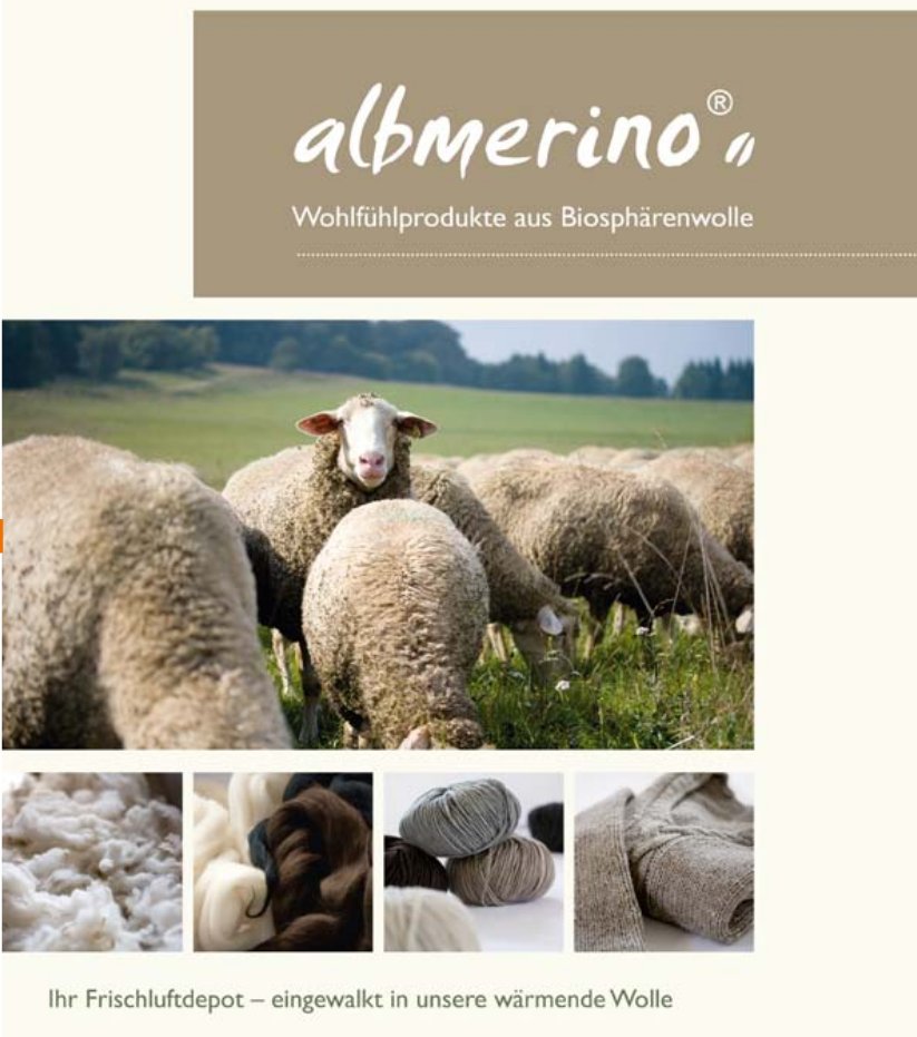 Imagen promocional de la lana Alb Merino