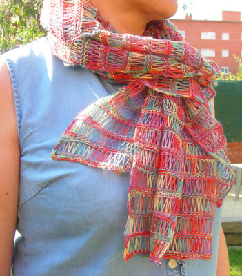 Lente, bufanda primavera verano diseñada por Dolors Kunst